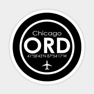 ORD, Chicago O'Hare International Airport Magnet